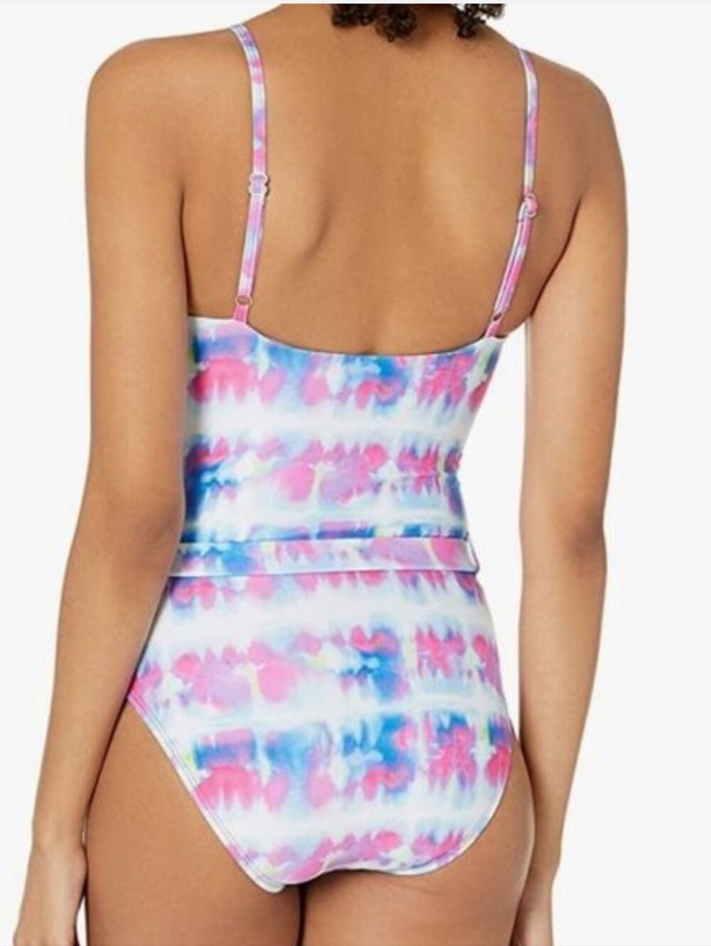 Anthropologie Splendid One Piece Belted Tie-Dye Swimsuit Small NWT MSRP $118 - Picture 2 of 7